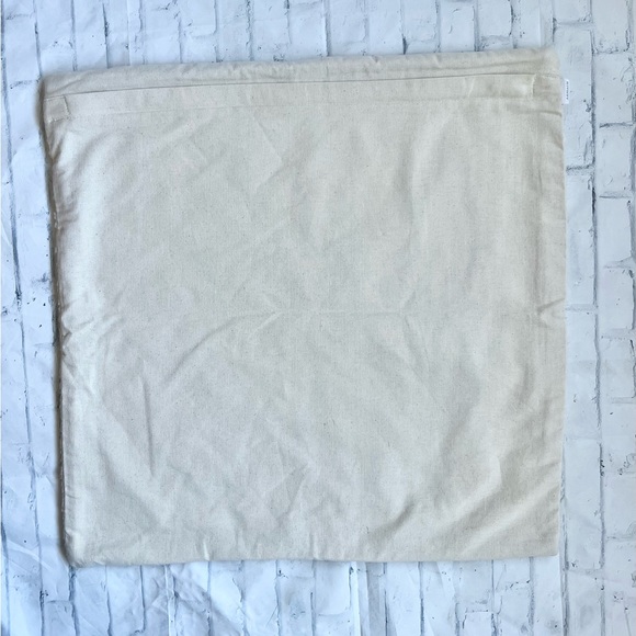Arhaus cream and black cotton pillow cover - Picture 4 of 8